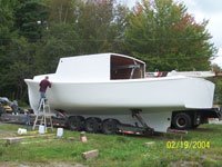38' Calvin Beal Kit Boat in progress